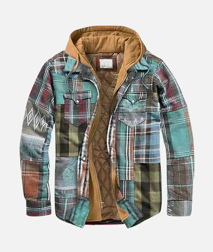 Isaac |Patchwork-Karo-Jacke