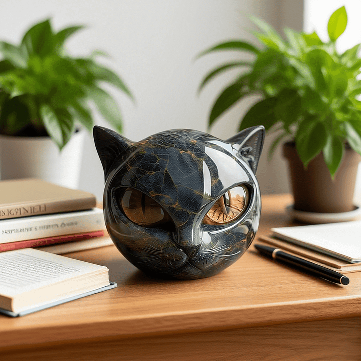 Mystical™ | Elegante Katzenkopf-Dekoration