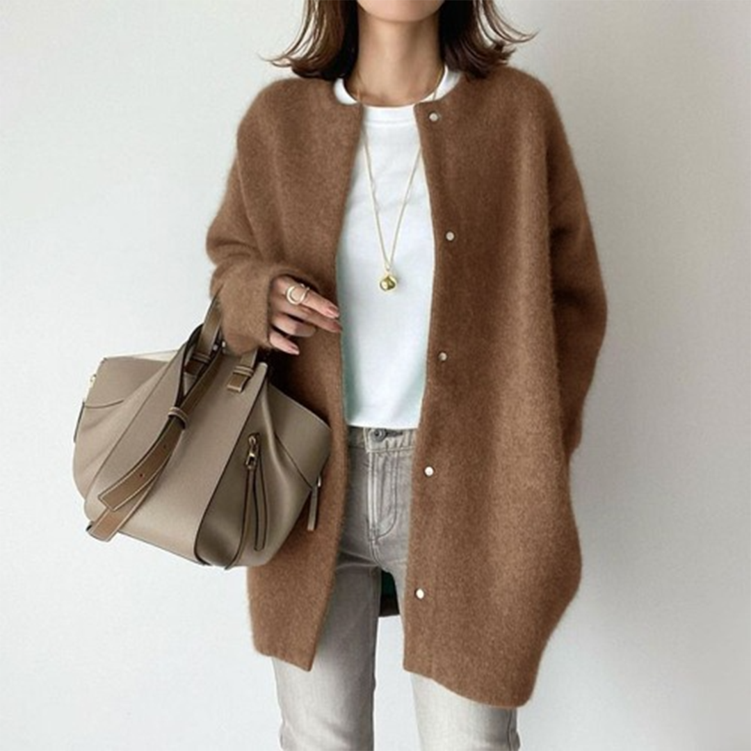 Amandine™ |Elegante Layering-Strickjacke
