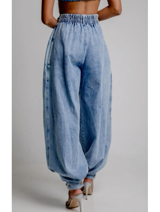 Luna | High-Waist-Ballon-Jeans