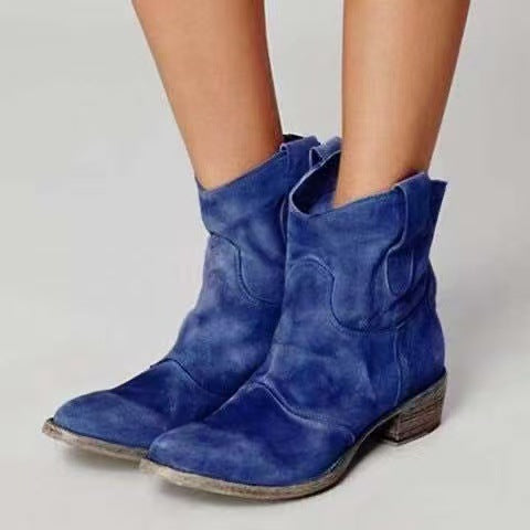 Faye | Wildleder-Western-Stiefeletten