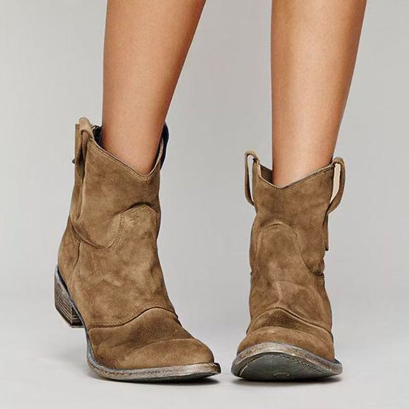 Faye | Wildleder-Western-Stiefeletten