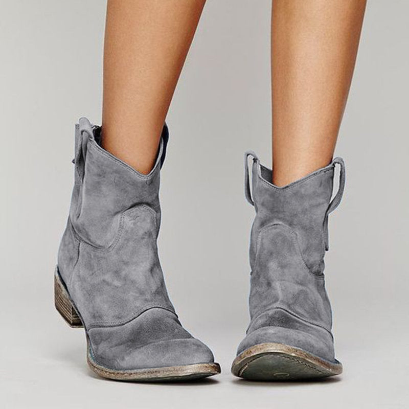 Faye | Wildleder-Western-Stiefeletten