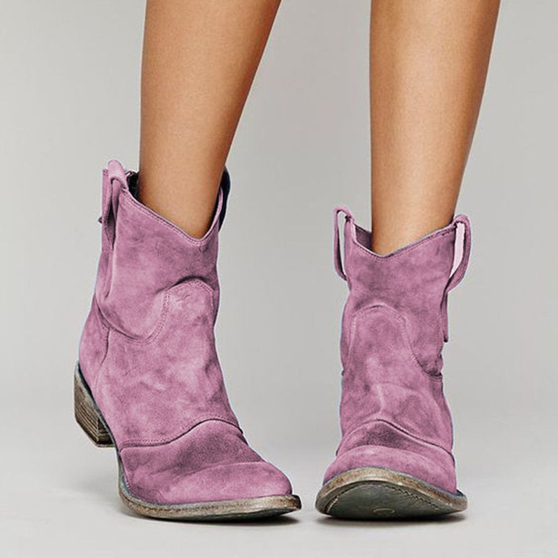 Faye | Wildleder-Western-Stiefeletten