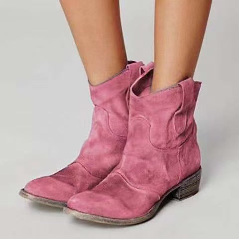 Faye | Wildleder-Western-Stiefeletten