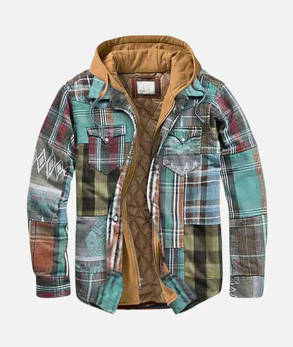 Isaac |Patchwork-Karo-Jacke