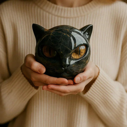 Mystical™ | Elegante Katzenkopf-Dekoration